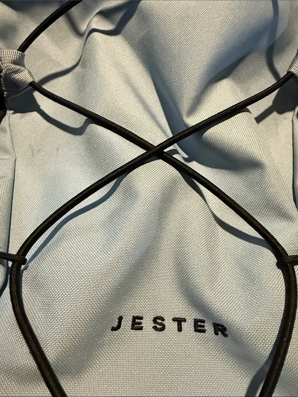 The North Face Jester Backpack in Light Blue and Black